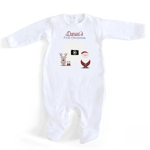 Pijama de bebé navideño