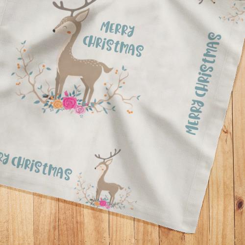 mantel navideño personalizado