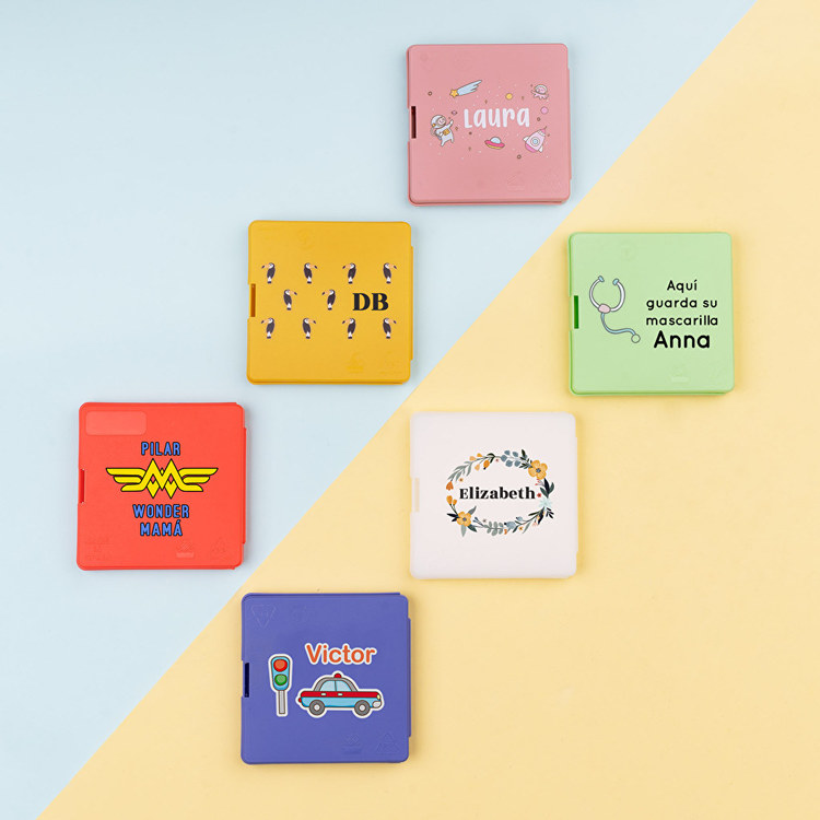 estuche para mascarillas personalizado