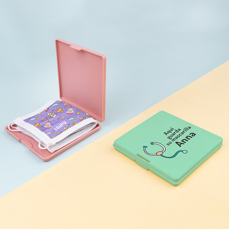 estuche para mascarillas personalizado