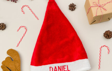 Gorro Papá Noel personalizado