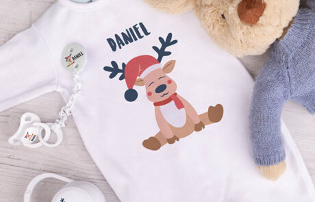 Pijama de bebé navideño