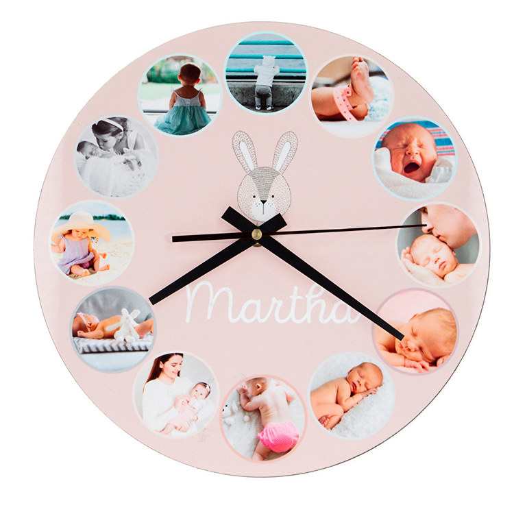 Reloj de pared personalizado redondo