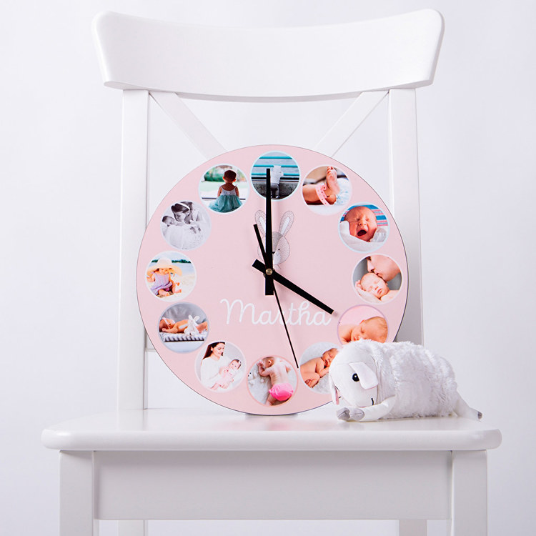 Reloj de pared personalizado redondo