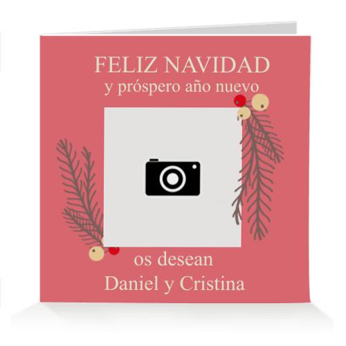 tarjetas de felicitación de navidad personalizadas