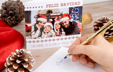 tarjetas de felicitación de navidad personalizadas