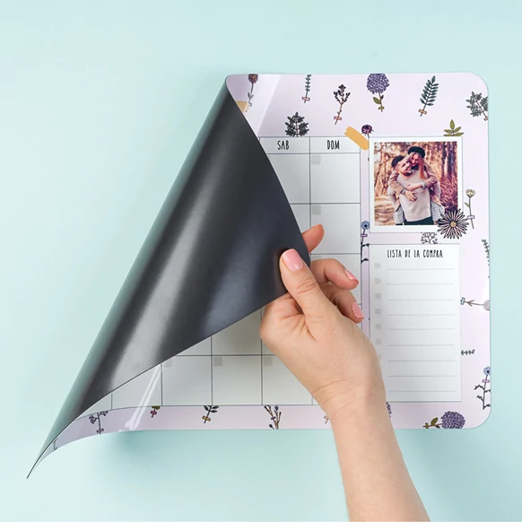 planificador con imán para nevera personalizado