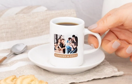 Juego de café personalizado
