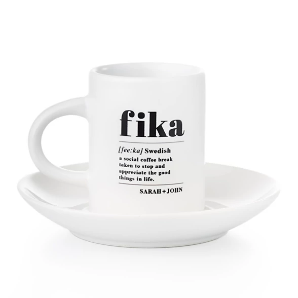 Juego de café personalizado