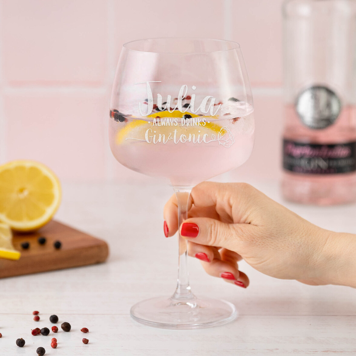 copa balon personalizada gin tonic