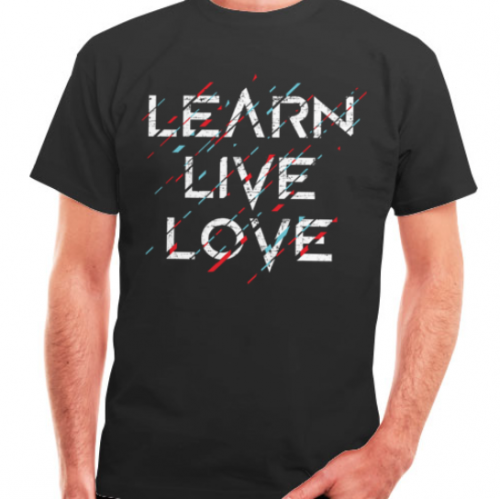 Camiseta Learn Live Love