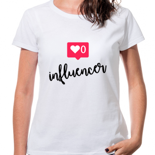 Camiseta influencer